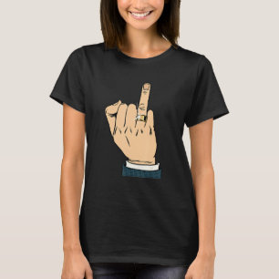 Ring Finger engagement for Groom in wedding valent T-Shirt