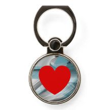 Ring Holder Trend Abstract Blue Ocean