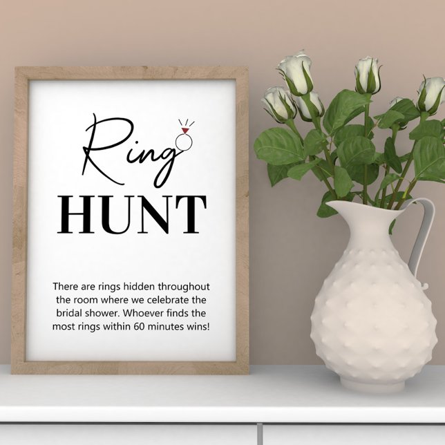Ring Hunt Bridal Game Sign (Creator Uploaded)