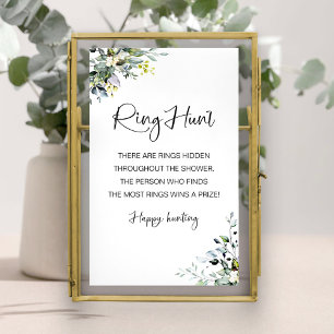 Ring Hunt Bridal Shower Game Invitation