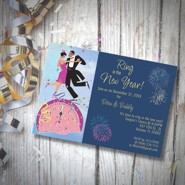 Ring in the New Year Party Invitation (Creator Uploaded)
