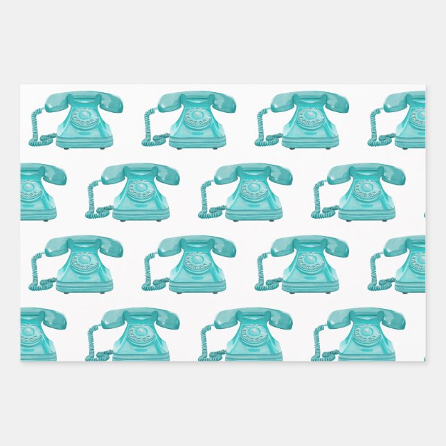 Ring me wrapping paper sheet (Front)