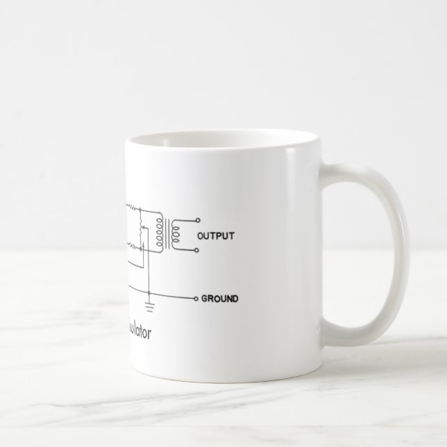 Ring Modulator Schematic Mug (Right)