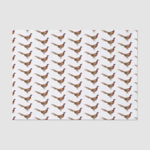 Ring-necked pheasant bird cartoon illustration tissue paper