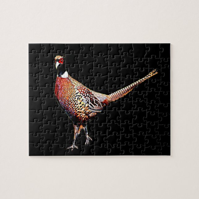 Ring necked Pheasant Jigsaw Puzzle (Horizontal)