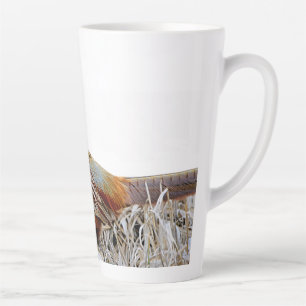 Ring-necked Pheasant Photo Latte Mug