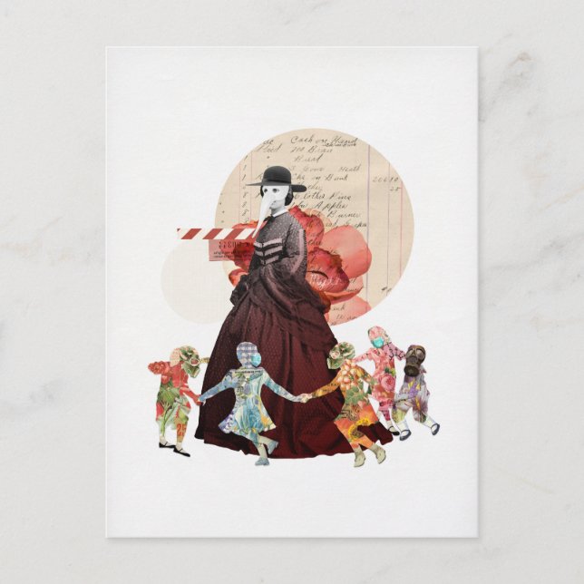 Ring-o-Ring-o-Rosy (The Myth) Postcard (Front)