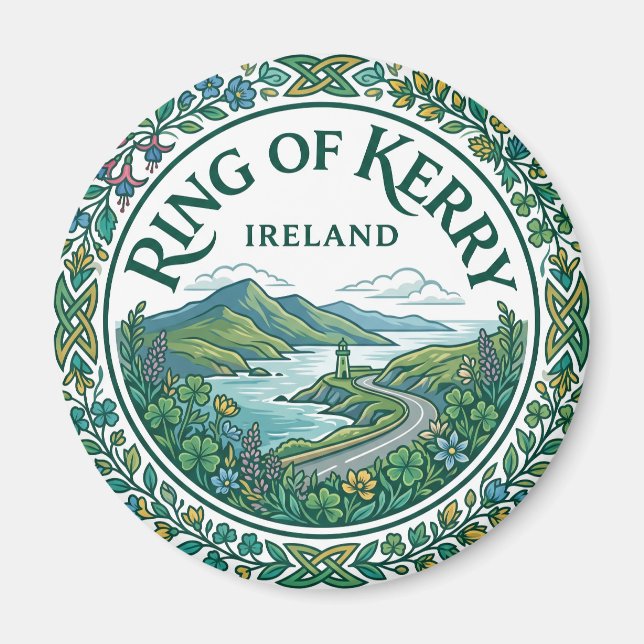 Ring of Kerry Ireland Magnet (Front)