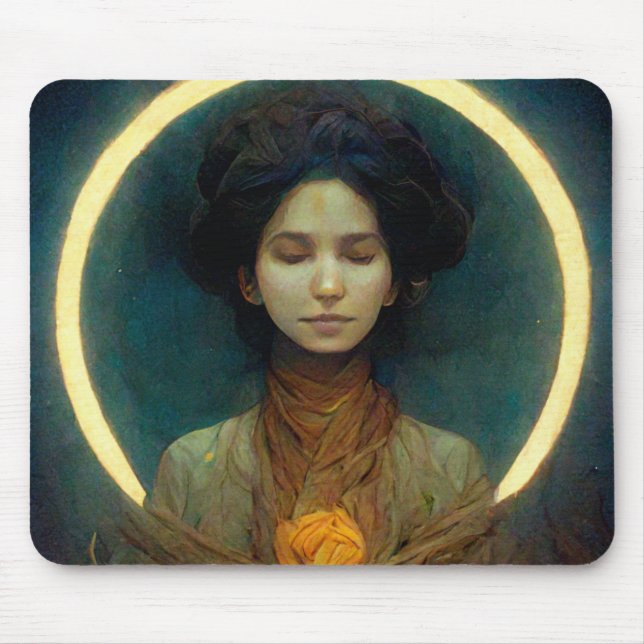 Ring Of Light 2 Fantasy Sci-fi Mouse Pad (Front)