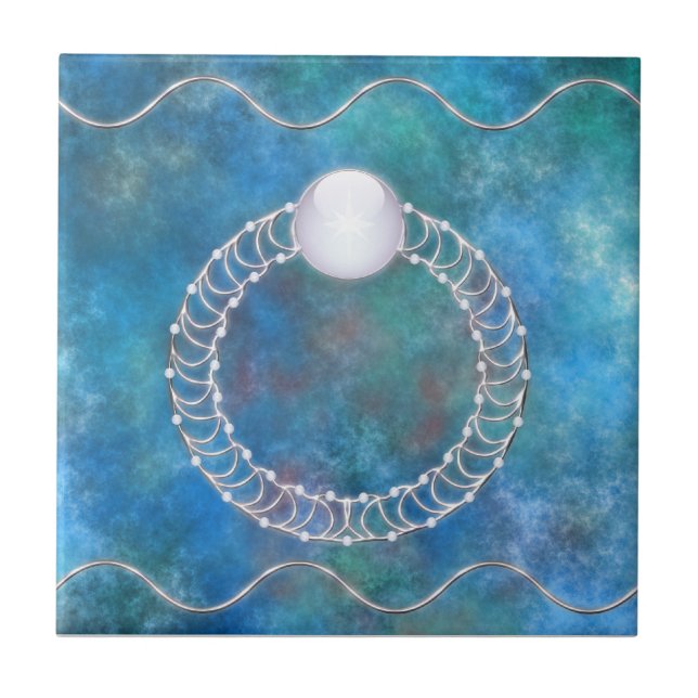 Ring of Water Decorative Tile (Front)