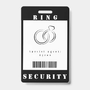 Ring Security Badge ID Badge
