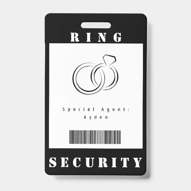 Ring Security Badge ID Badge (Front)