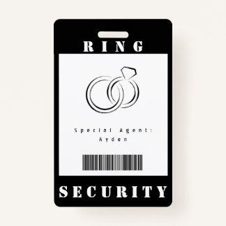 Ring Security Badge ID Badge