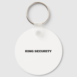 Ring Security Funny Wedding Bride Groom Party Gift Key Ring