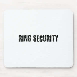 Ring Security Funny Wedding Bride Groom Party Gift Mouse Pad