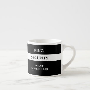 Ring Security Ring Bearer Agent  Espresso Cup