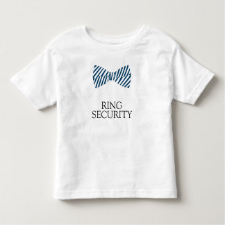 Ring Security Shirt With Bow Tie For Ring Bearer