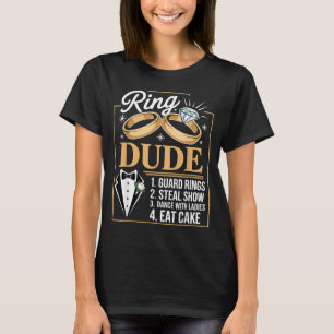 Ring Security Wedding Party Funny Ring Bearer 1 T-Shirt