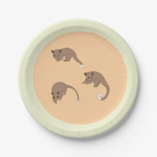 Ring Tail Possums Paper Plate