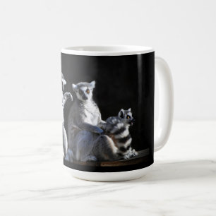 Ring Tailed Lemur Family Coffee Mug