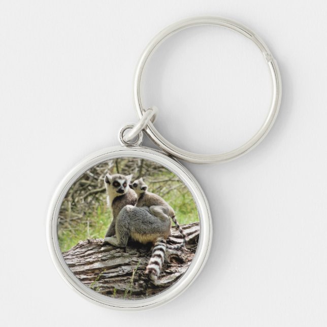 RING-TAILED LEMUR   KEY RING (Front)