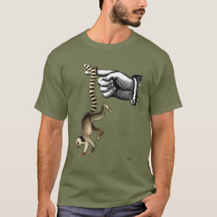 Ring Tailed Lemur on Finger 2 T-Shirt