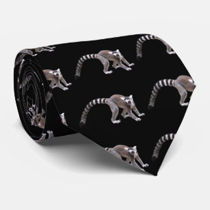 Ring-tailed lemur tie