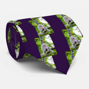 Ring-tailed lemur tie