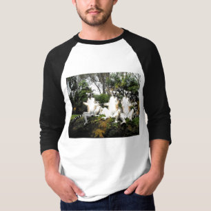 Ring tailed lemurs warming up in Spain T-Shirt