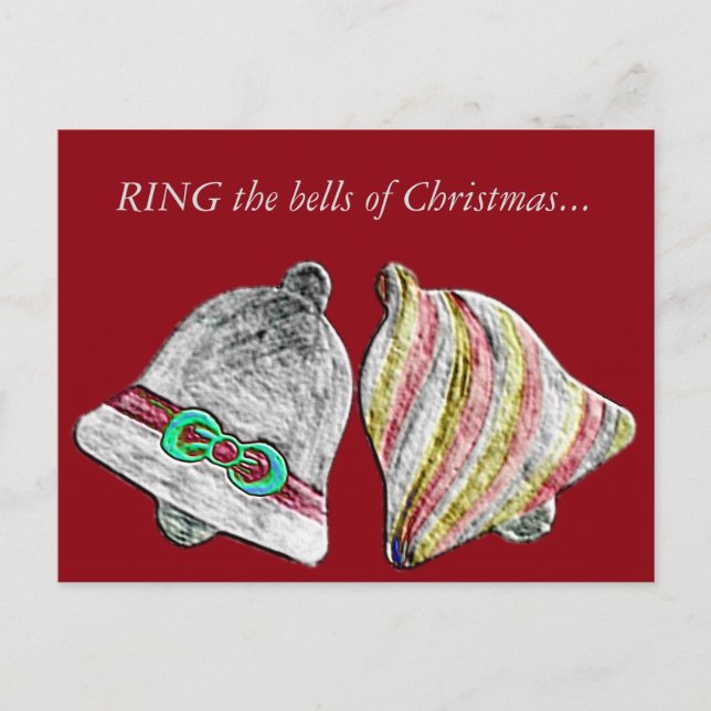RING those Christmas Bells... Holiday Postcard (Front)