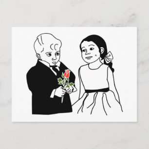 Ringbearer and Flower Girl Postcard