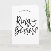 Ringbearer | Script Style Custom Wedding