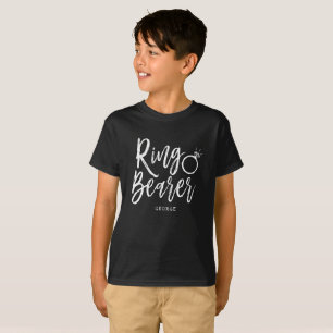 Ringbearer   Script Style Custom Wedding T-Shirt