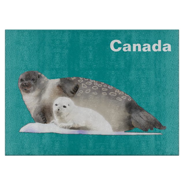 Ringed Seal Cutting Board (Front)