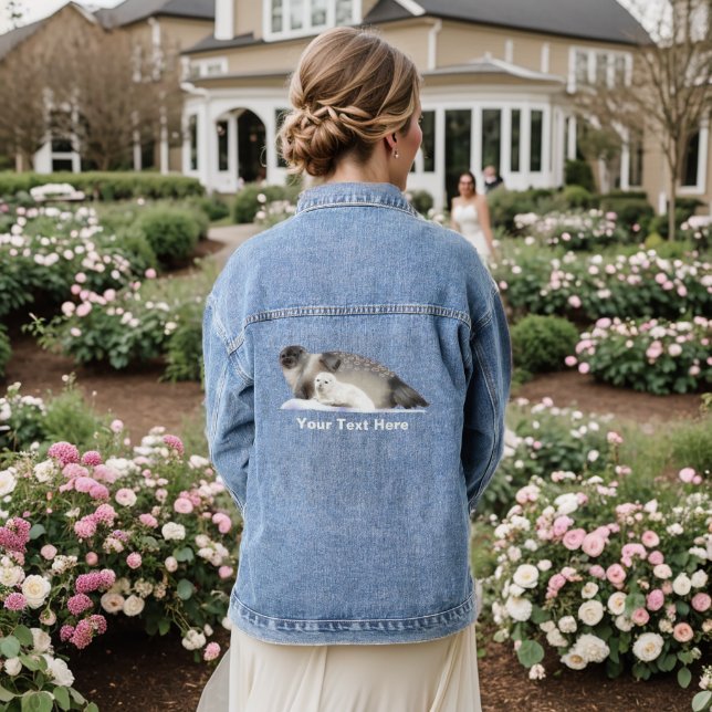 Ringed Seal Denim Jacket (Wedding Back)