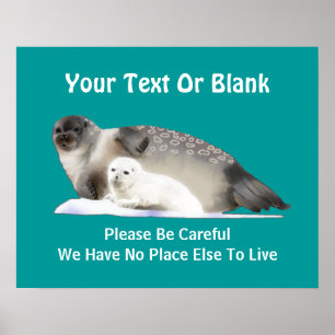 Ringed Seal - On Thin Ice Poster