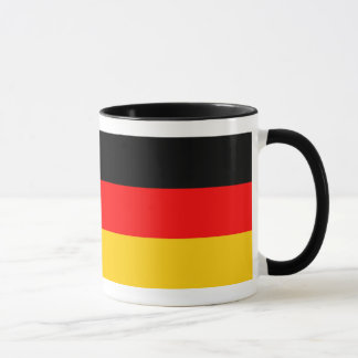 Ringer Tasse black Germany flag Mug