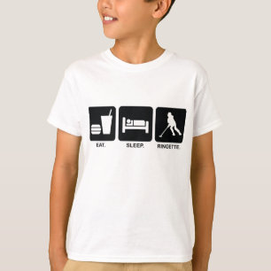 Ringette "Eat Sleep Ringette" Kids/Youth T-Shirt