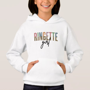 Ringette Girl Cheetah Print Ringette Player