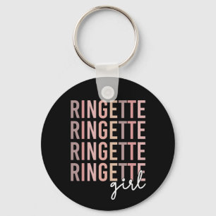 Ringette Girl Gifts for Ringette Player Key Ring