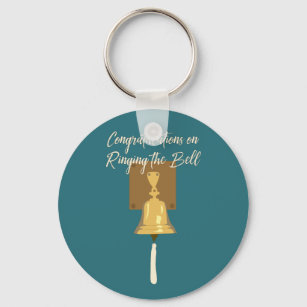 Ringing Cancer Bell, Finished Treatment Key Ring
