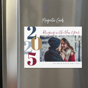 Ringing in the New Year Engagement Photo Card