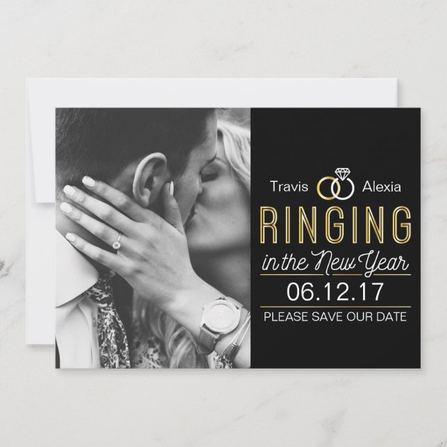 Ringing In The New Year Save The Date (Front)