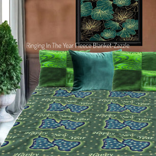 Ringing In The Year Fleece Blanket