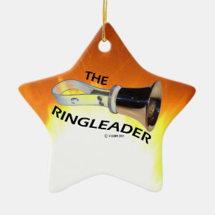 Ringleader Ceramic Ornament