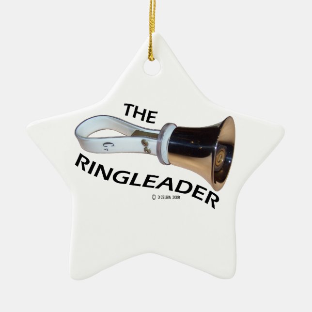 Ringleader Ceramic Tree Decoration (Front)