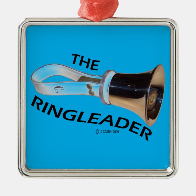 Ringleader Metal Ornament (Front)