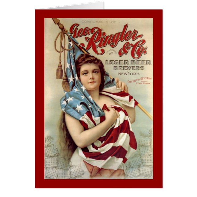 Ringler and Co Lager Beers Vintage Americana (Front)