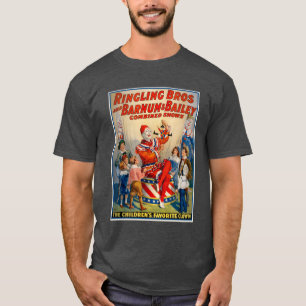 Ringling Bros and Barnum & Bailey Circus Poster T-Shirt