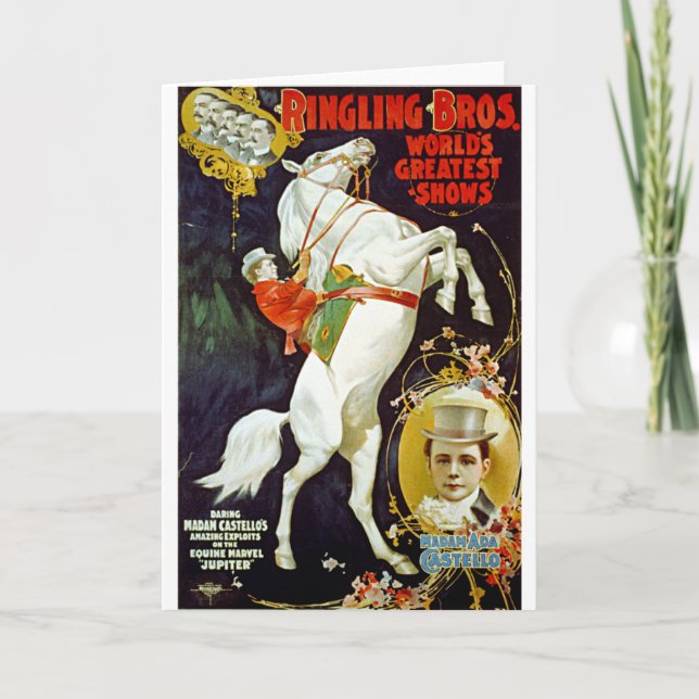 Ringling Bros. World's Greatest Shows Card (Front)